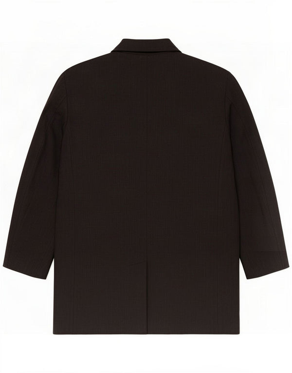 Trussardi Mens Overcoat UK 40 Large Gray Wool