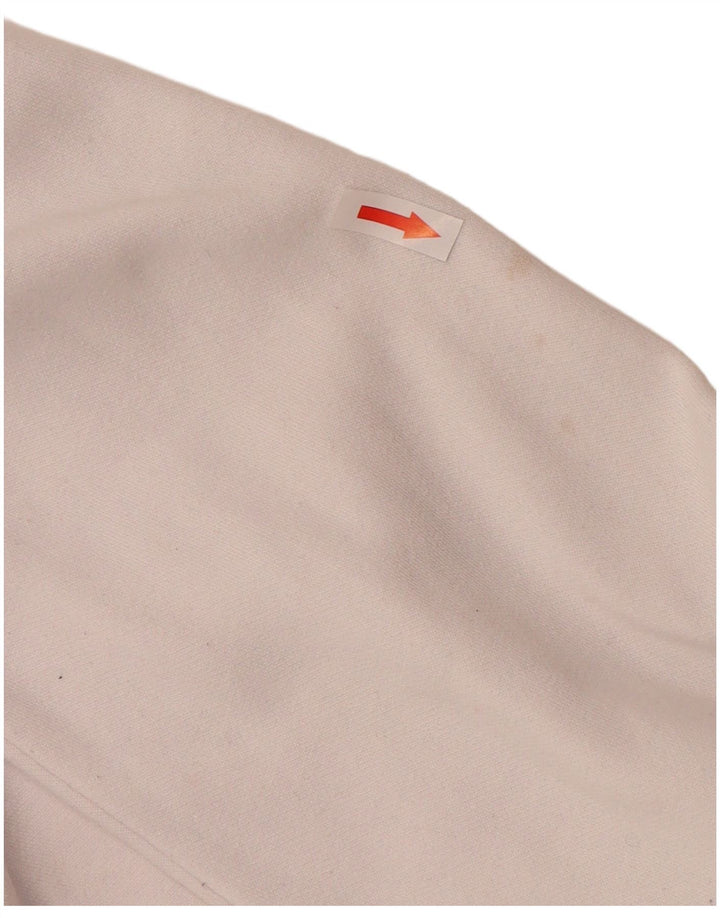 Suéter com capuz gráfico masculino KAPPA grande algodão branco
