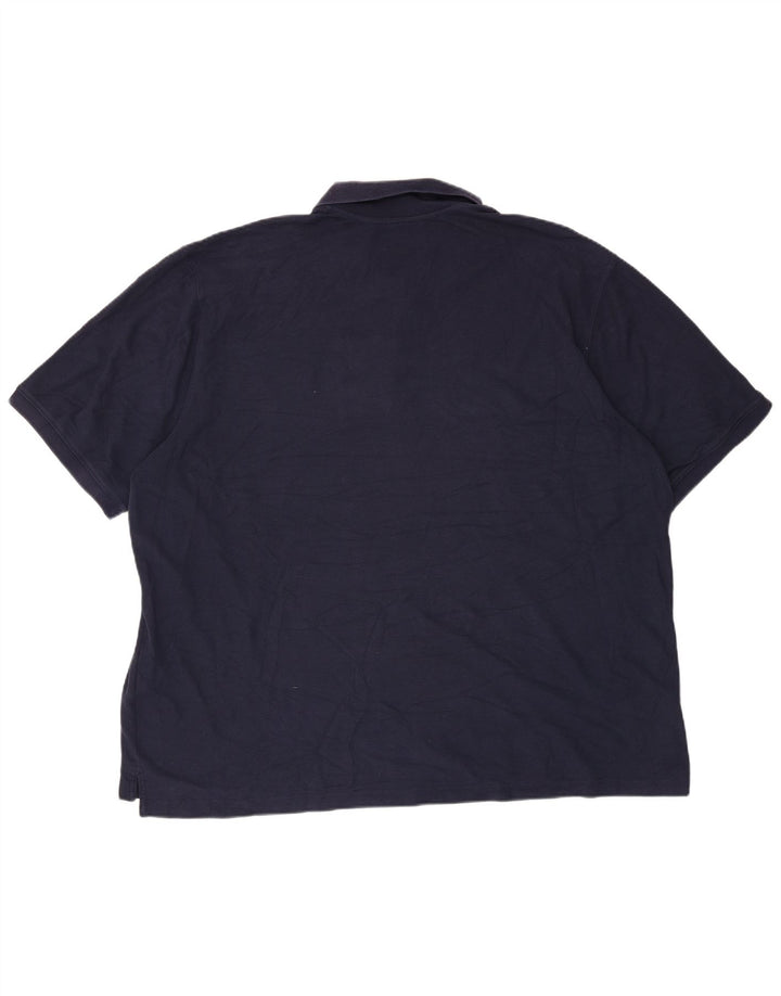 Camisa polo masculina EDDIE BAUER 2XL algodão azul marinho
