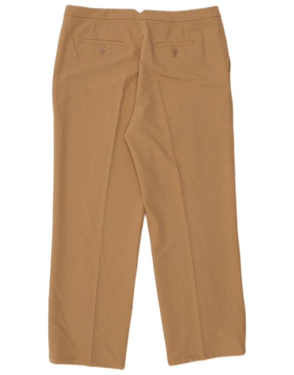 Calça Chino reta feminina TOMMY HILFIGER EUA 10 grande W34 L28 bege