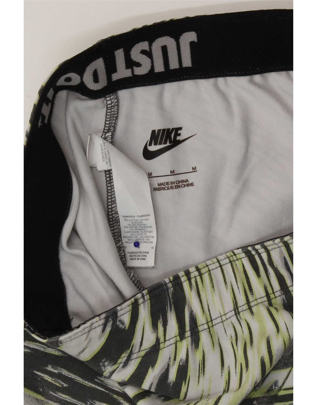 Leggings Nike Femininas UK 12 Médias Multicoloridas Animal Print Algodão