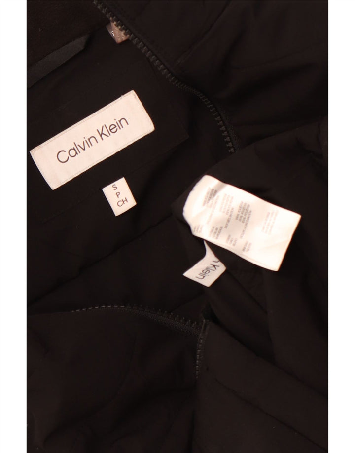 Jaqueta acolchoada masculina CALVIN KLEIN Reino Unido 36 poliéster preto pequeno