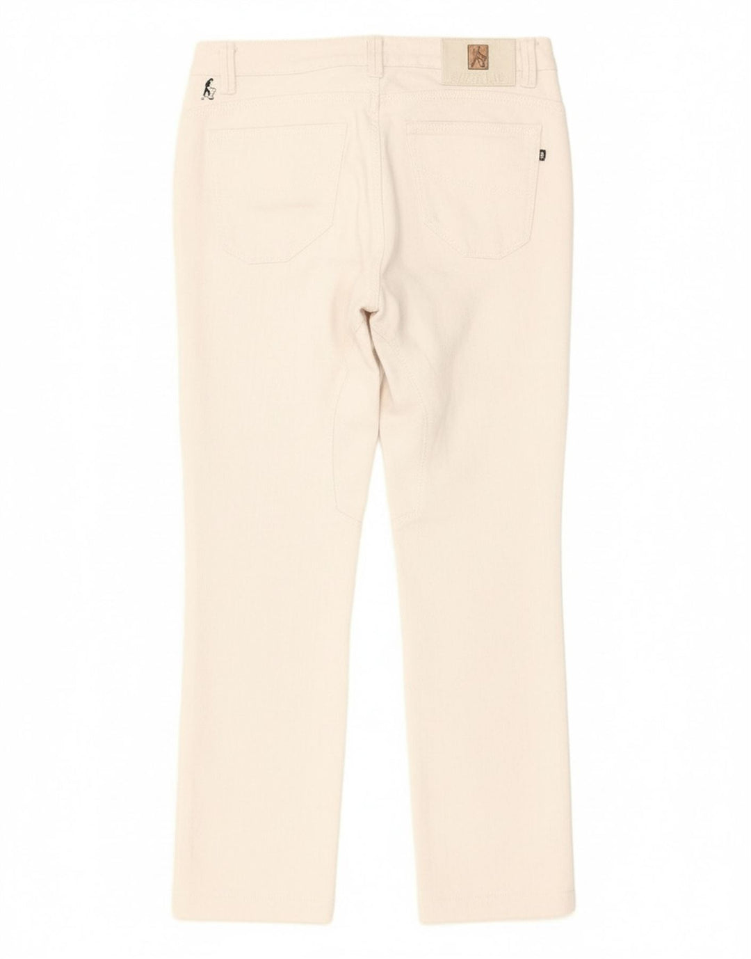 SIVIGLIA Jeans retos femininos W27 L27 algodão branco