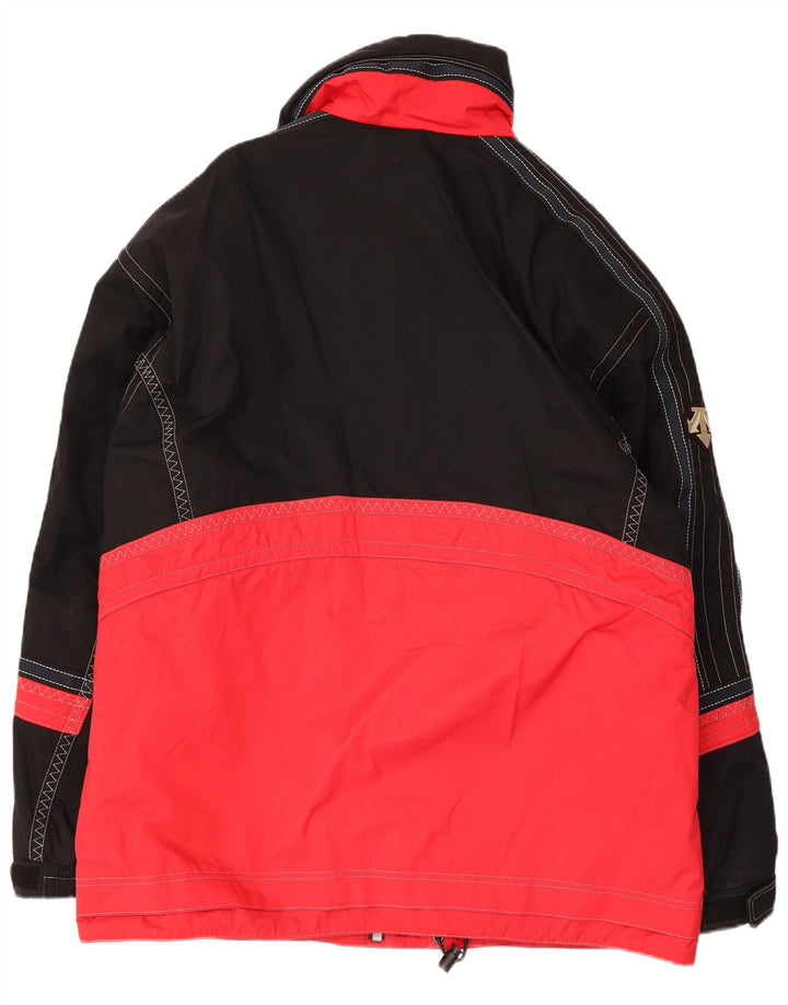 Jaqueta de esqui masculina Descente UK 42 XL preta colorblock