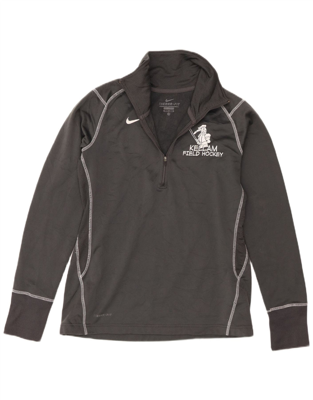 Moletom masculino Nike Kellam Field Hockey gráfico jumper cinza médio