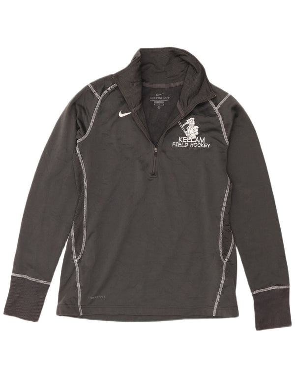 Moletom masculino Nike Kellam Field Hockey gráfico jumper cinza médio