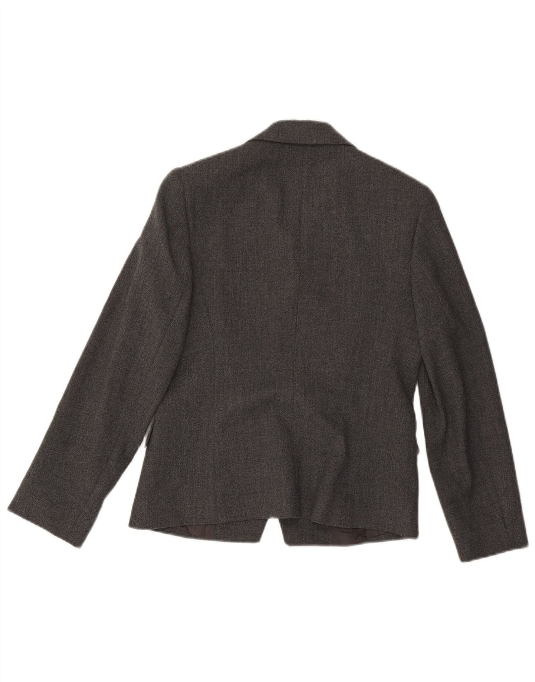 Jaqueta blazer feminina de 4 botões MOMENTI IT 42 poliéster cinza médio
