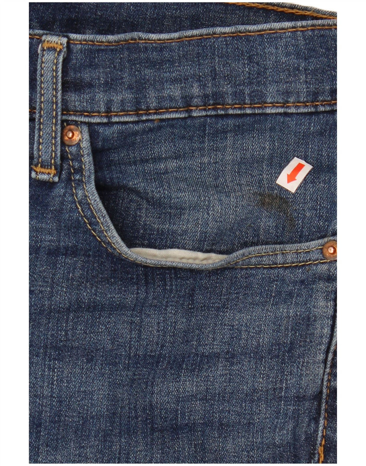 LEVI'S Masculino 511 Shorts Jeans W34 Grande Algodão Azul