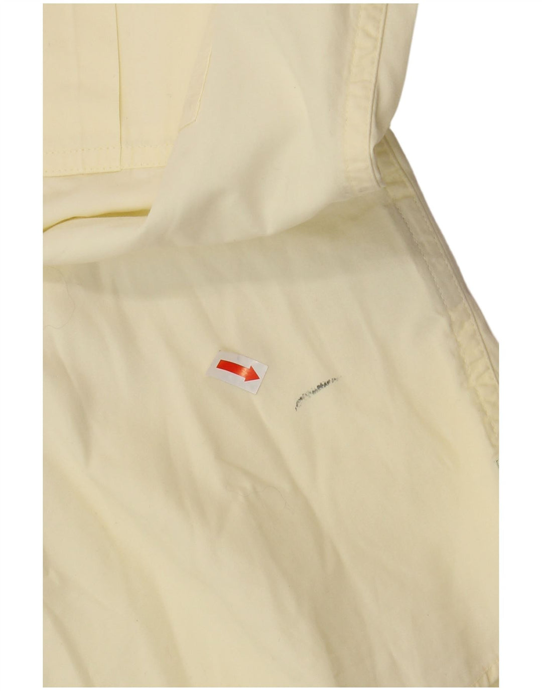 Camisa masculina de manga curta BOSTON tamanho 41 16 grande algodão amarelo