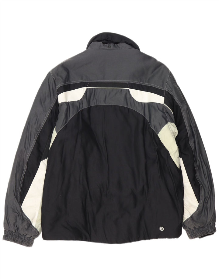 Jaqueta de esqui masculina Colmar EU 48 poliéster colorblock preto médio