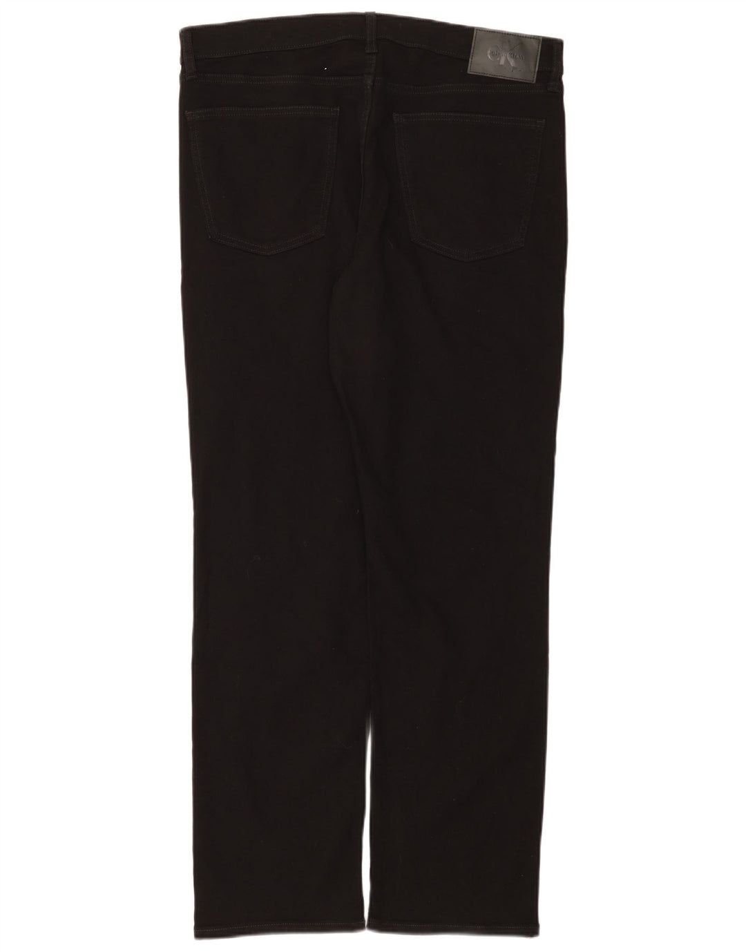 Calça jeans reta masculina Calvin Klein W36 L32 algodão preto