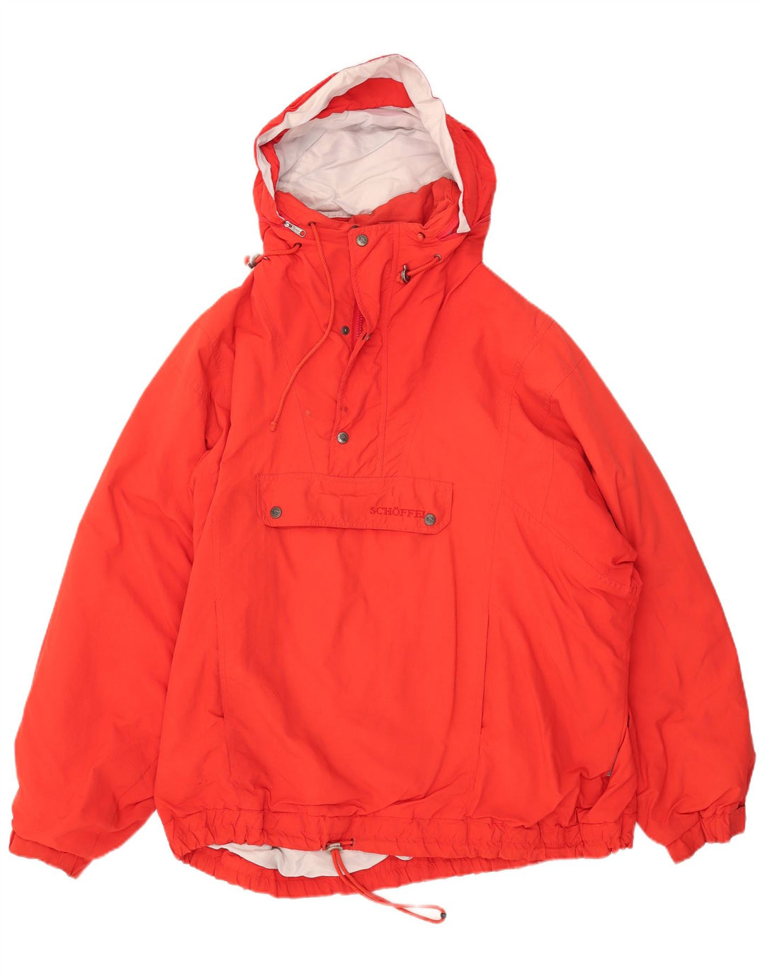 Jaqueta anorak masculina SCHAEFER Gore-Tex com capuz UK 44 2XL poliamida vermelha