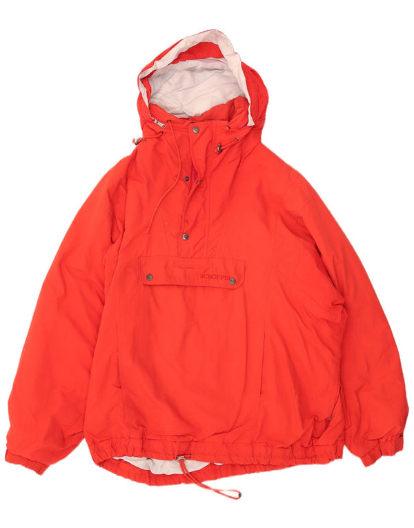 Jaqueta anorak masculina SCHAEFER Gore-Tex com capuz UK 44 2XL poliamida vermelha