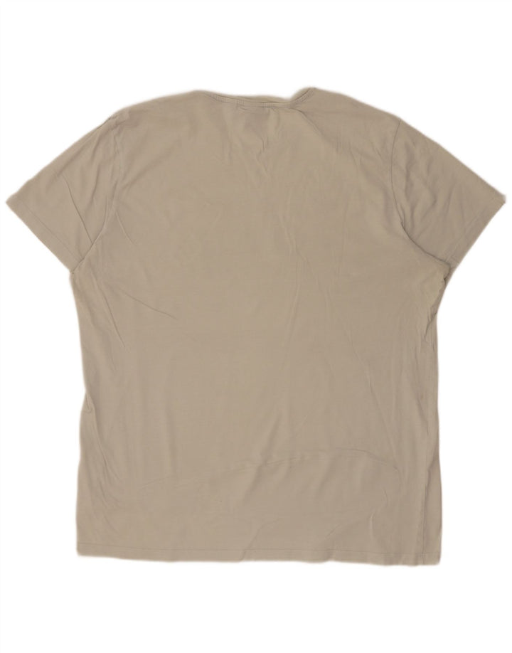Camiseta gráfica masculina G-Star Top 2XL algodão cinza