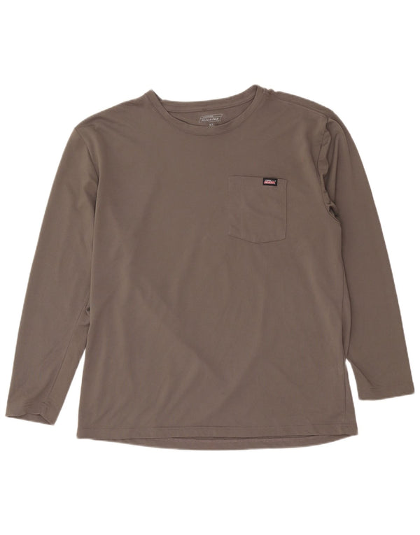 Dickies Mens Top Manga Longa XL Cinza Poliéster