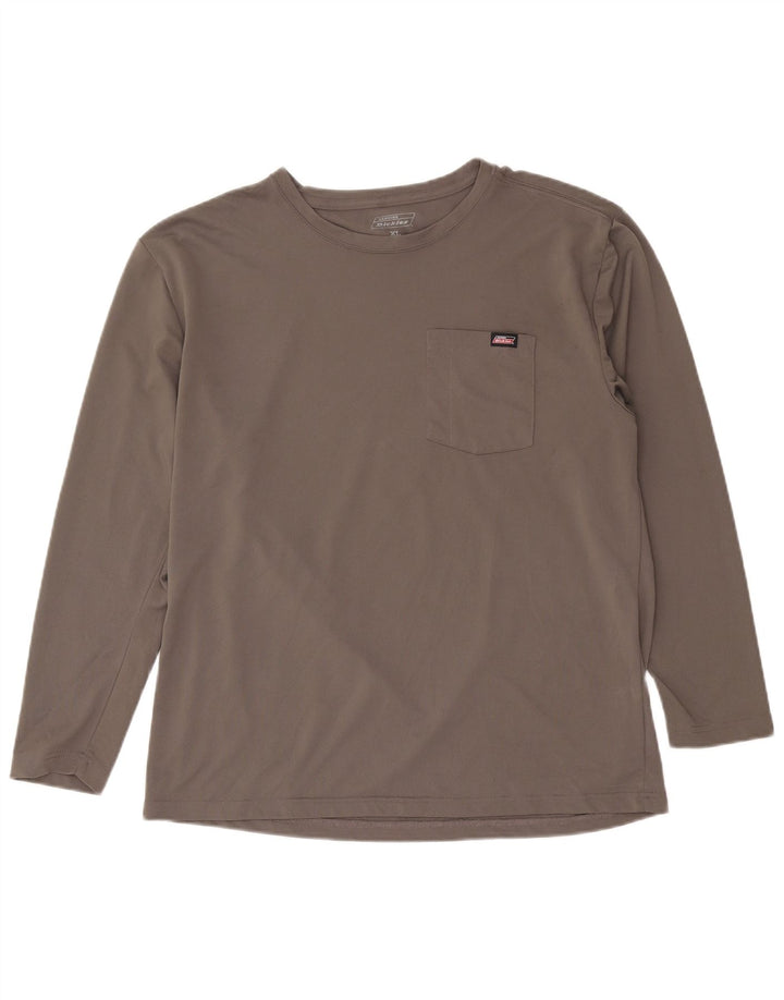 Dickies Mens Top Manga Longa XL Cinza Poliéster