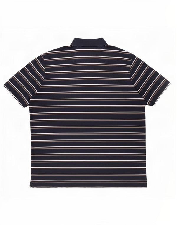 Camisa polo masculina Paul & Shark Yachting XL listrada azul marinho