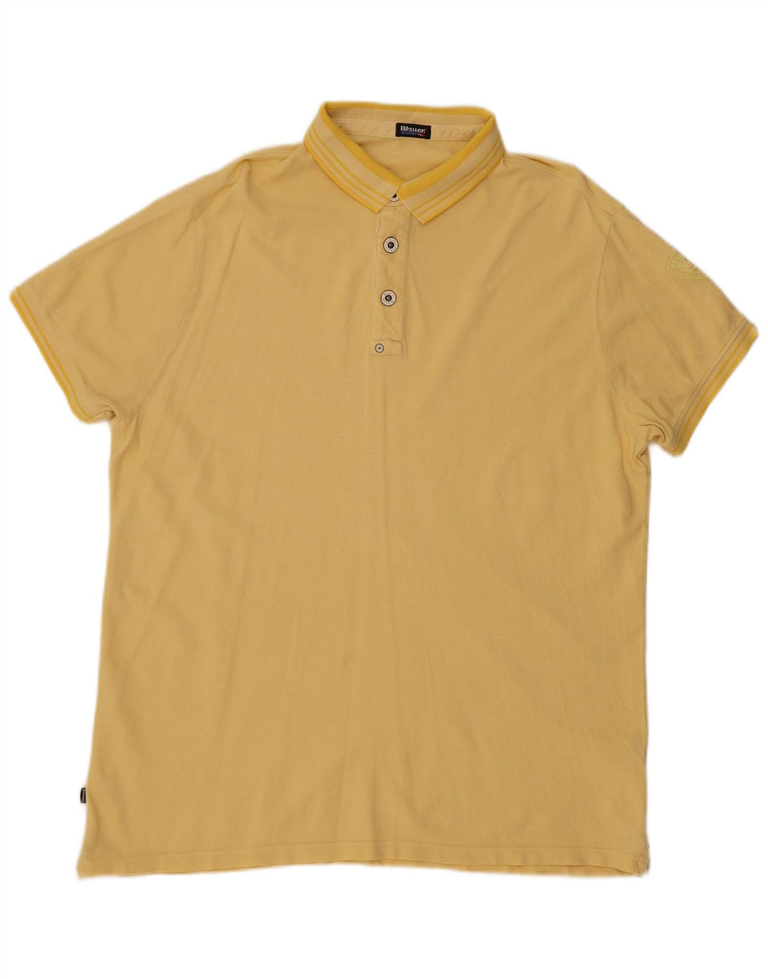 Camisa polo masculina BLAUER 3XL algodão amarelo
