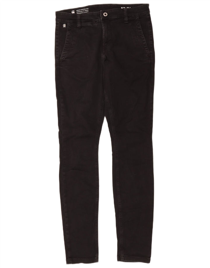 G-Star Mens Jeans Slim W32 L36 Algodão Preto