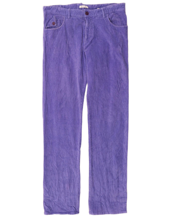GF Ferre Masculino Ittierre Calças de veludo IT 48 Médio W34 L33 Roxo