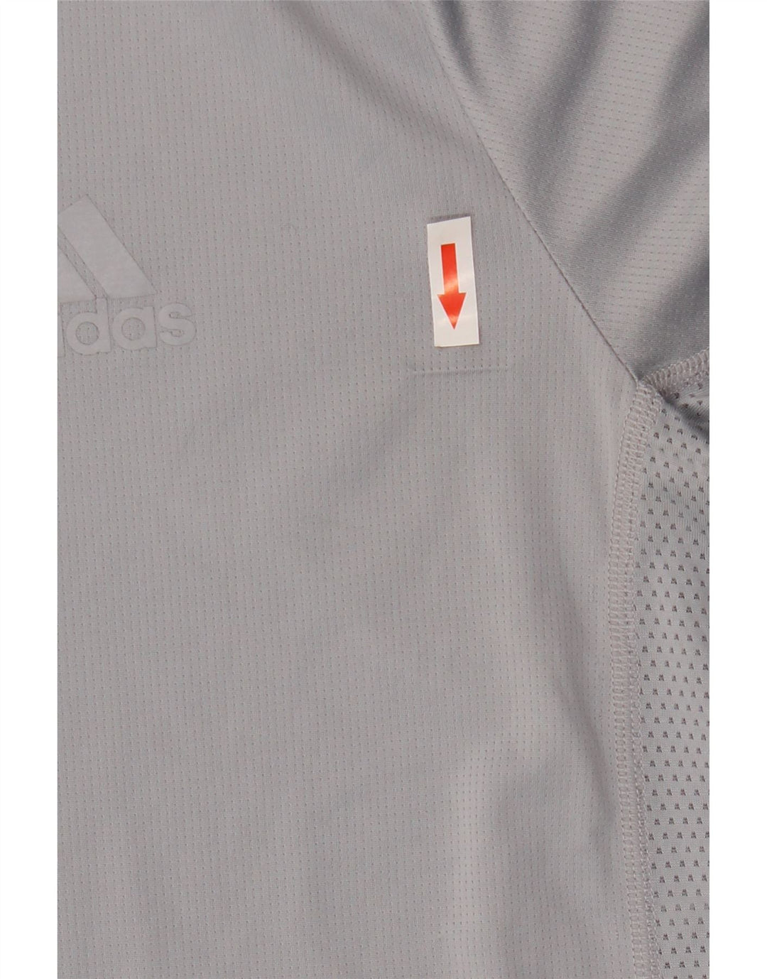 Camiseta masculina ADIDAS Top cinza médio poliéster