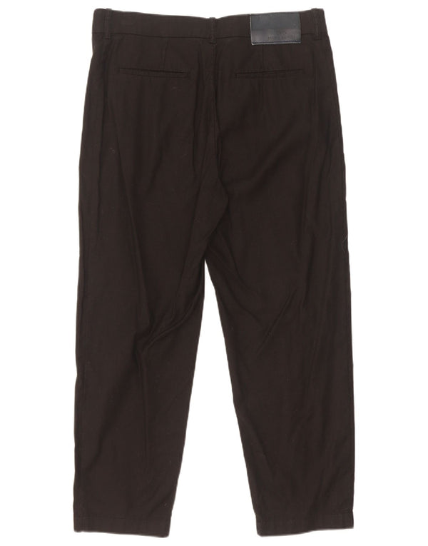 Calça feminina Jacob Cohen reta cortada W28 L24 algodão preto