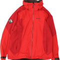 Jaqueta de chuva feminina com capuz gráfico Musto UK 14 grande bloco colorido vermelho