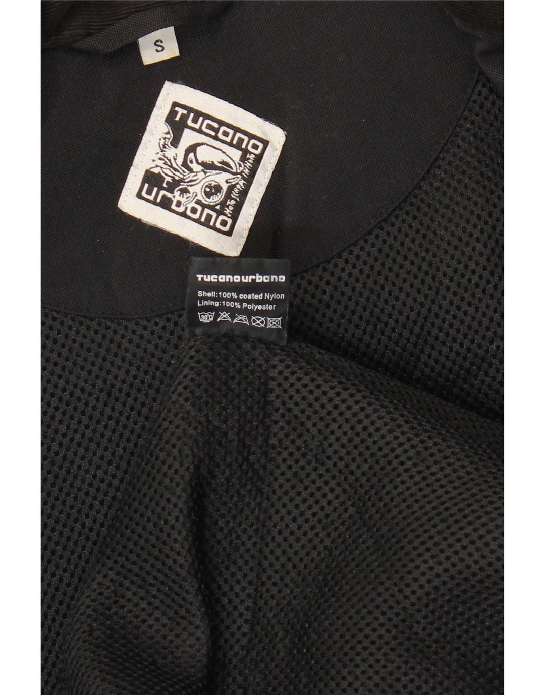 Jaqueta utilitária masculina Tucano Urbano UK 36 pequena preta nylon