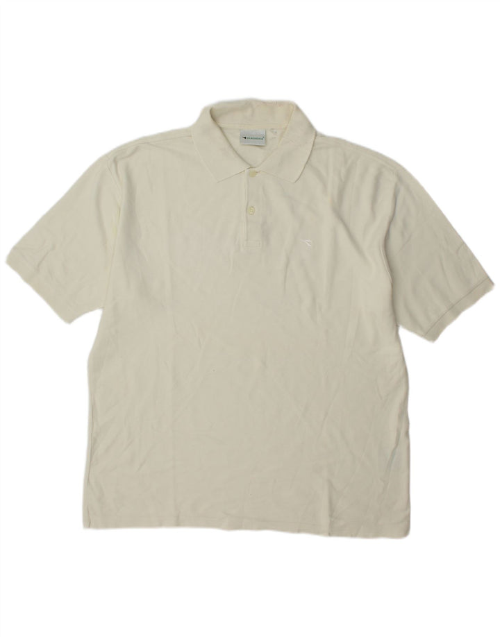 Diadora Mens Loose Fit Polo Shirt IT 50 Médio Bege