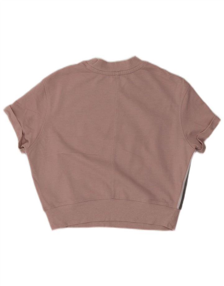 CALVIN KLEIN Feminino Oversized Graphic Treino Completo Reino Unido 10 Pequeno Rosa