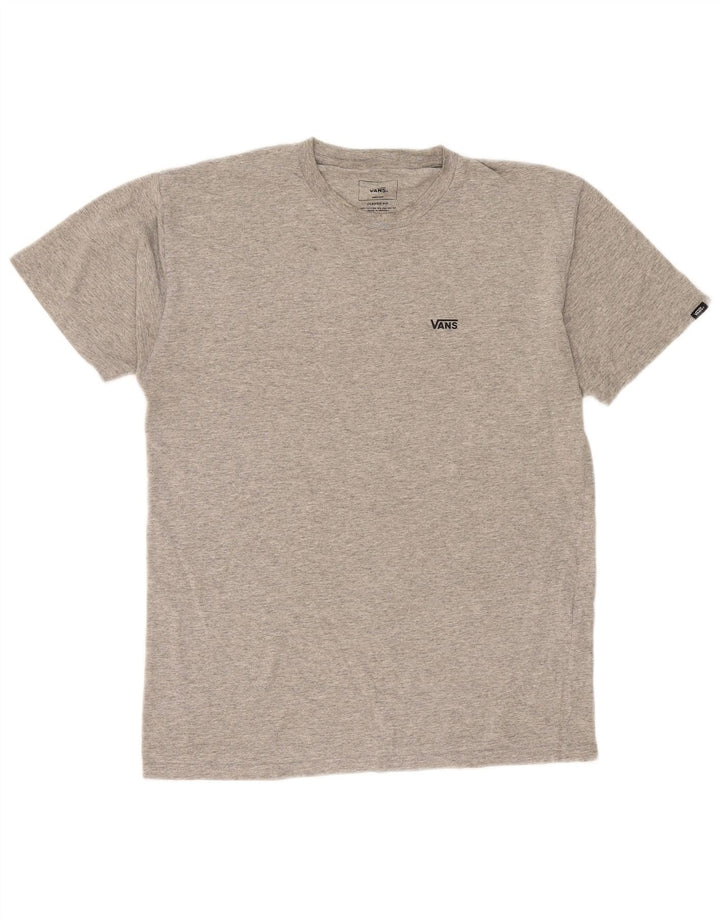 Camiseta masculina Vans Classic Fit Top cinza médio algodão
