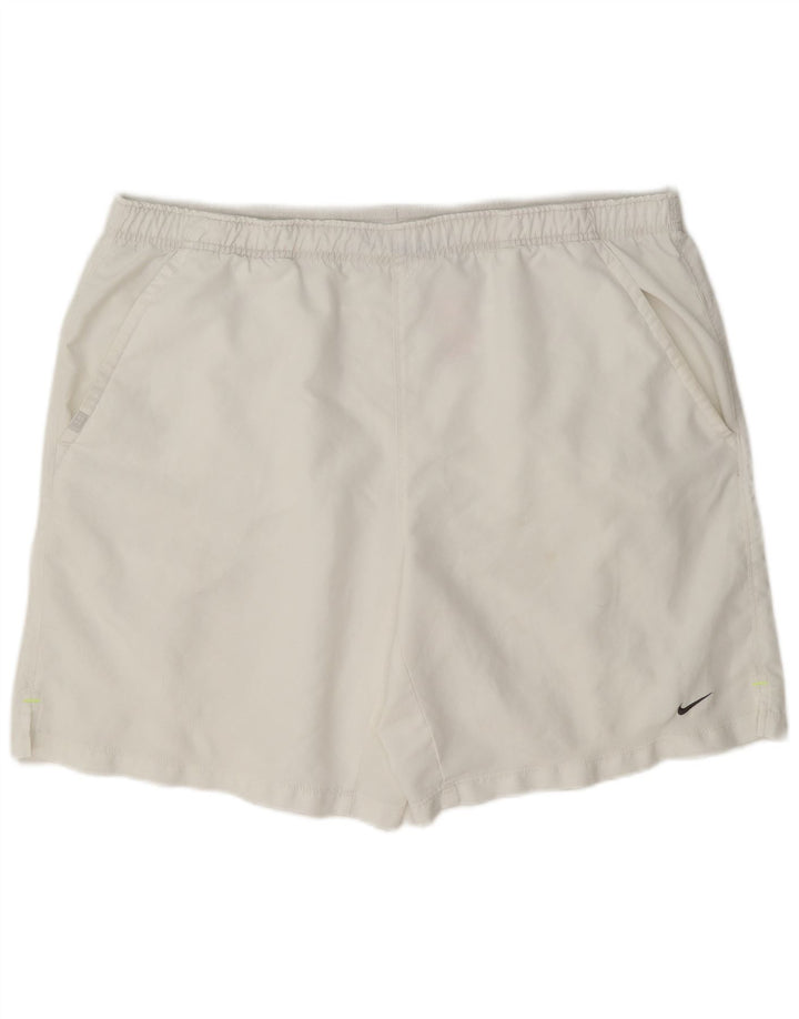 Shorts esportivos masculinos Nike XL branco poliéster