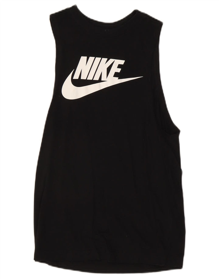 Colete gráfico feminino Nike UK 6 XS preto algodão