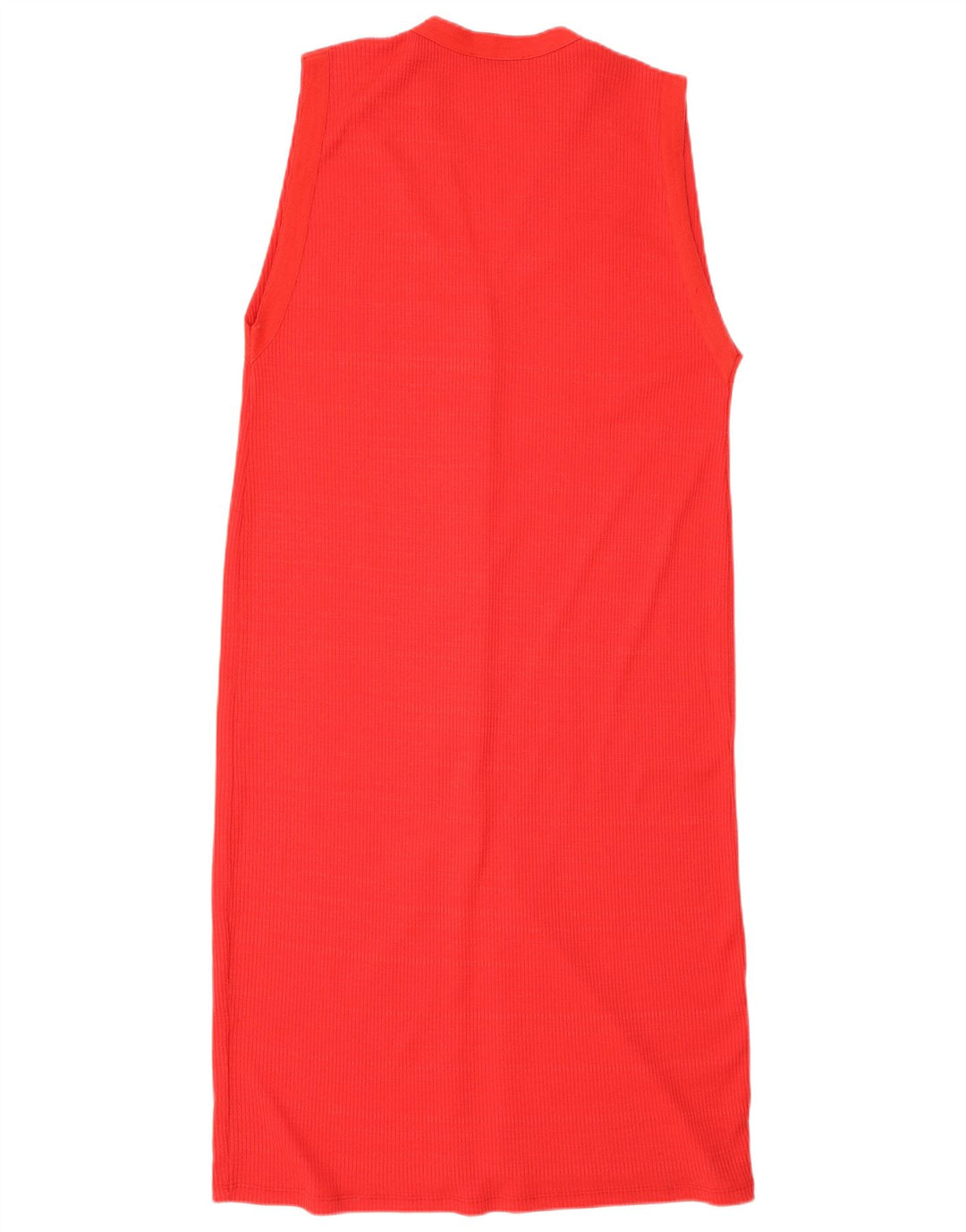 Vestido maxi feminino sem mangas Zara UK 14 vermelho médio