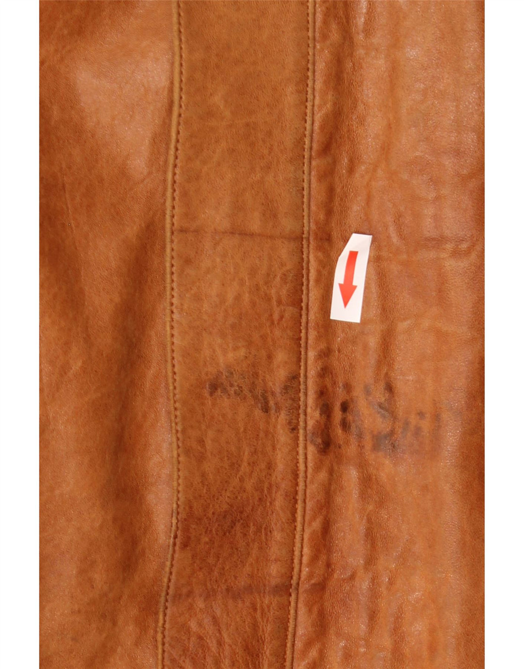 Jaqueta masculina de couro Sherpa Liverpool UK 42 XL couro marrom