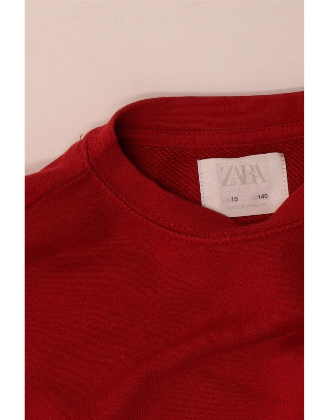 Moletom Zara Meninas 9-10 Anos Vermelho