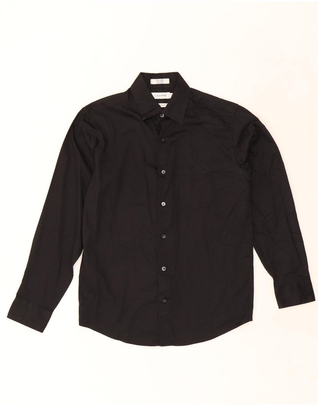 Camisa masculina Calvin Klein 13-14 anos algodão preto
