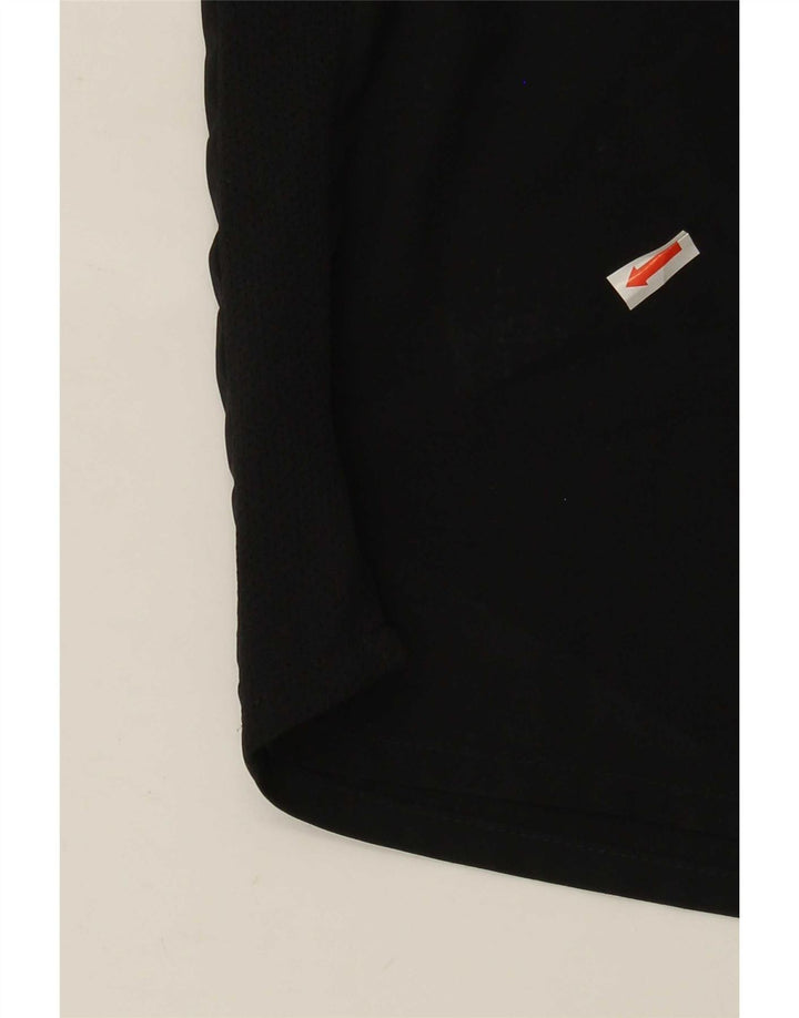Nike Womens Dri Fit Sport Shorts UK 10 Pequeno Poliéster Preto