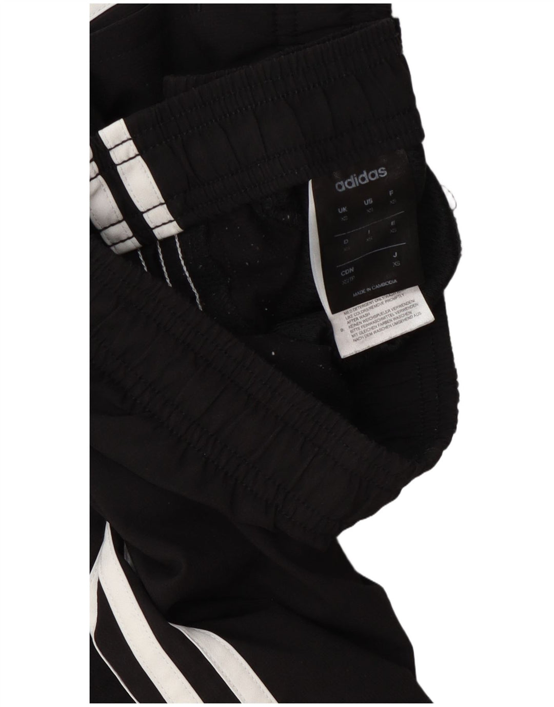 Shorts esportivos masculinos Adidas XS poliéster preto