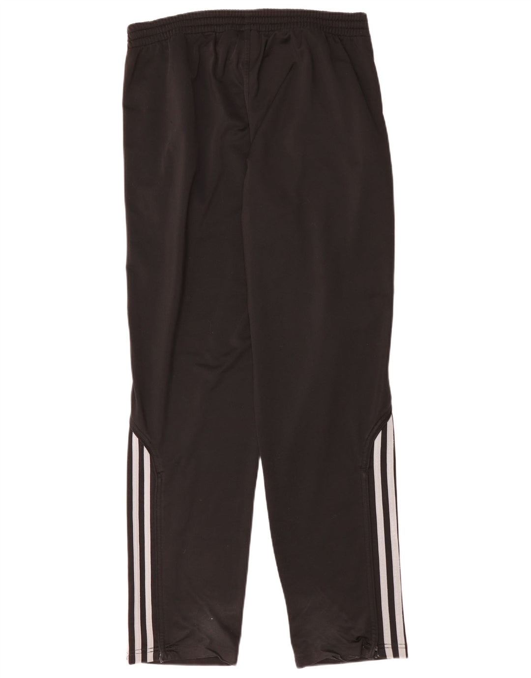 Calças de treino masculinas Adidas UK 36/38 poliéster preto pequeno