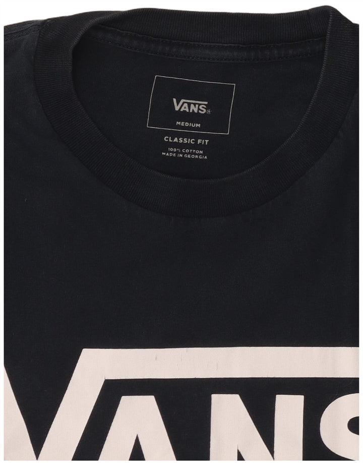 Camiseta masculina VANS Classic Fit Graphic Top Médio Azul Marinho Algodão