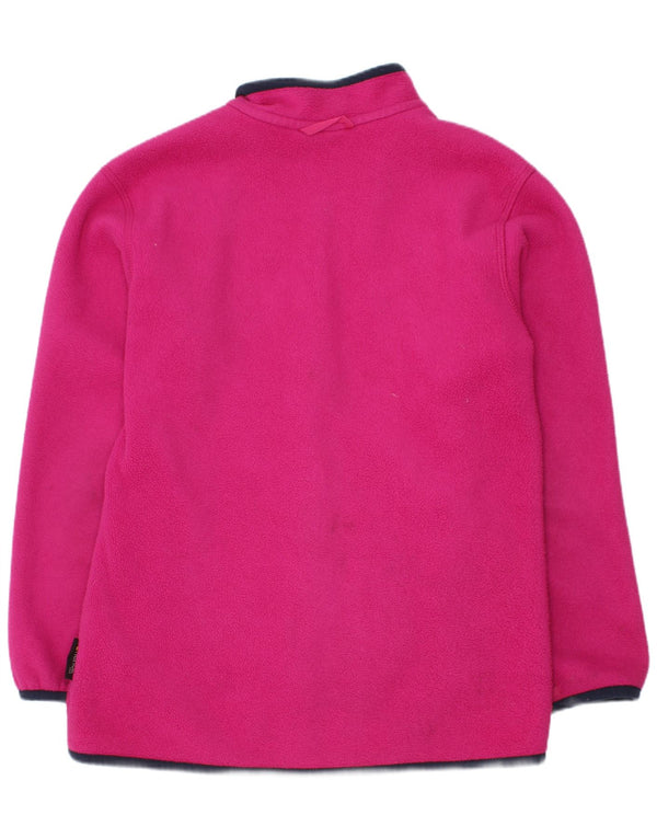 Jaqueta de lã feminina Jack Wolfskin 9-10 anos poliéster rosa