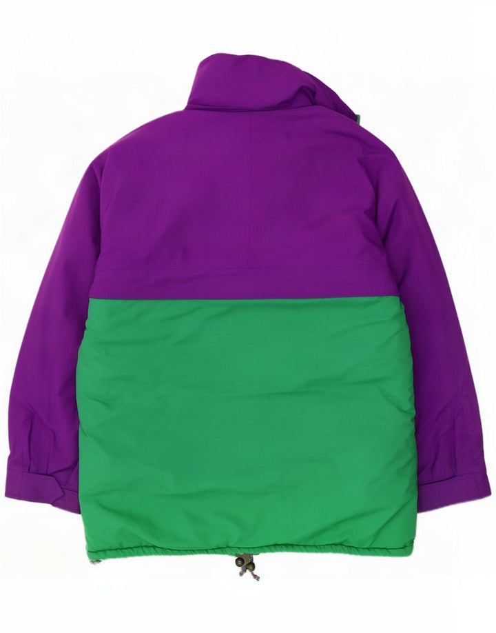 Fila Mens Ski Jacket UK 42 XL Roxo Colourblock Poliéster