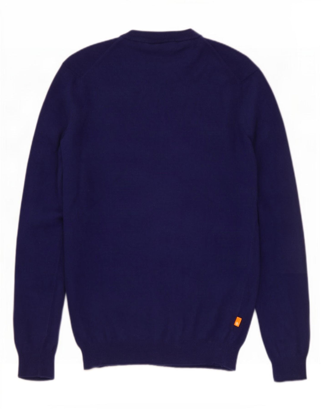 Suéter masculino Timberland com gola redonda, lã Merino azul marinho médio