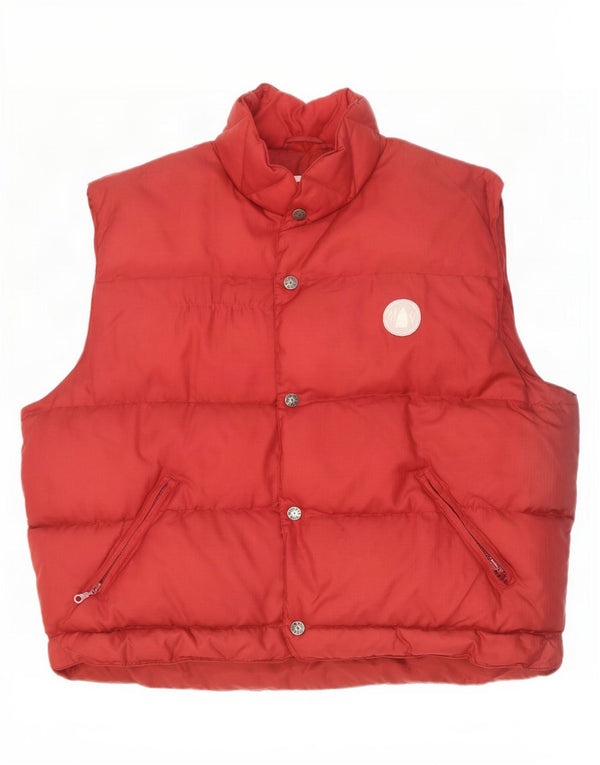 Colete acolchoado masculino Murphy & Nye Sailwear UK 42 XL vermelho