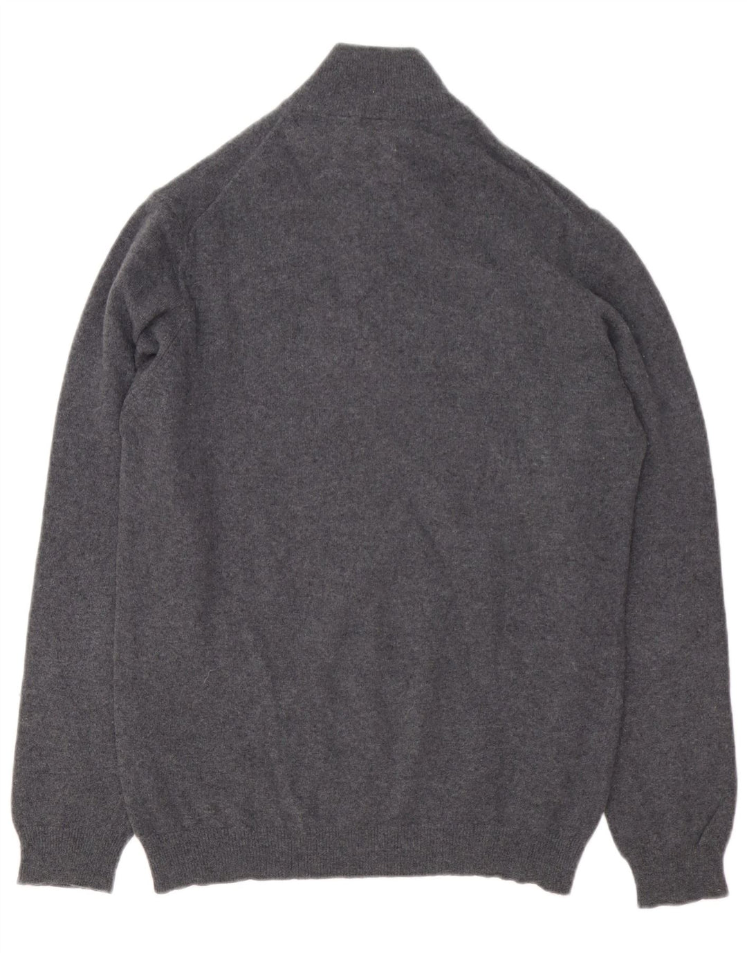 Suéter masculino Timberland com zíper e gola grande lã Merino cinza