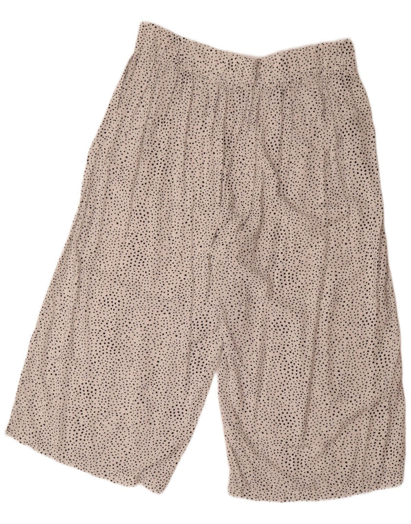 Calça capri feminina Marks & Spencer UK 18 XL W40 L22 branca manchada