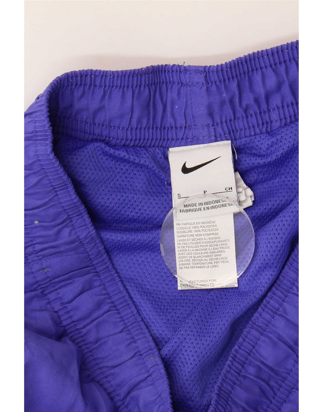 Shorts esportivos masculinos Nike pequeno roxo poliéster