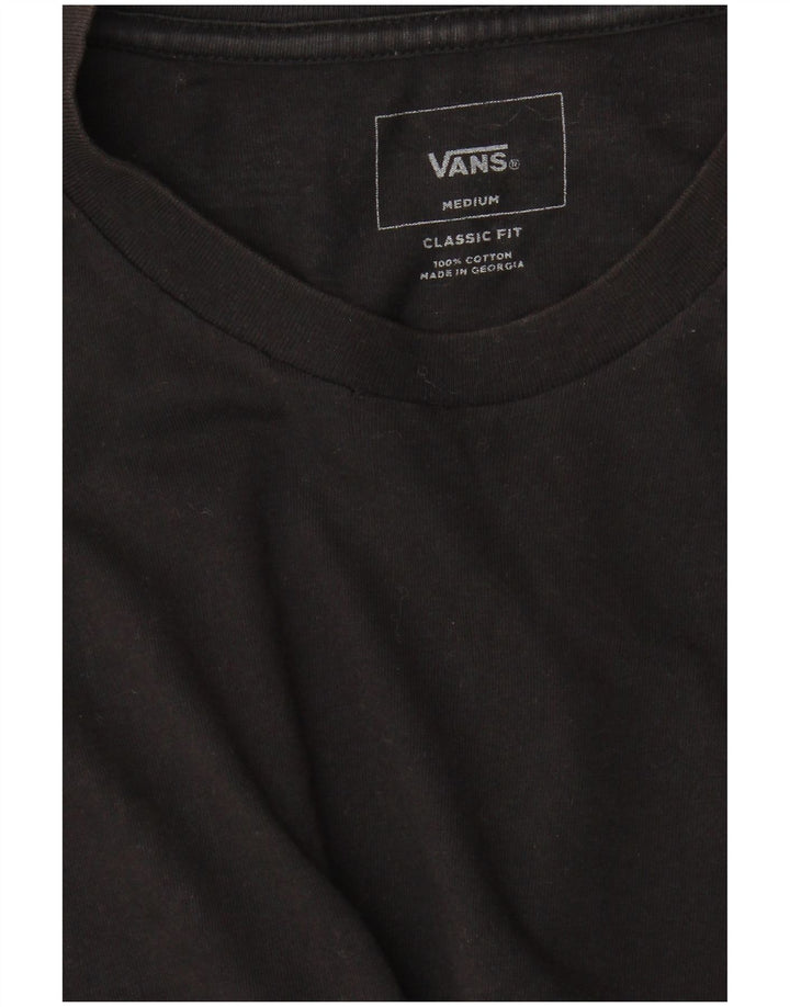 Camiseta masculina Vans Classic Fit Top médio preto colorblock algodão