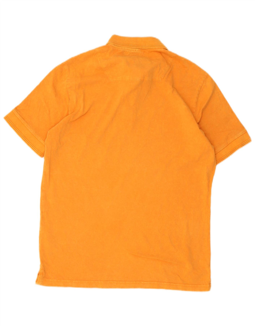 Camisa polo masculina Replay pequena laranja algodão